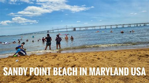 Sandy Point State Park Beach In Maryland USA | Khmer USA Family ...