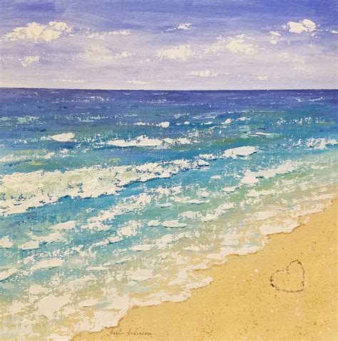 Beach Seascape Painting (High Resolution) | Angela Anderson (Thankful ...