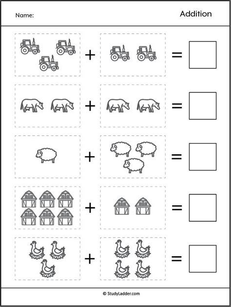 Adding by counting (printable 3) - Studyladder Interactive Learning Games