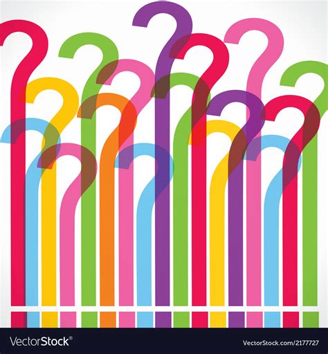 Colorful question mark background Royalty Free Vector Image