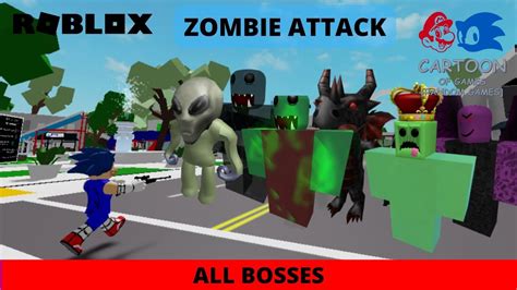 Roblox : Zombie Attack [All Bosses] - YouTube