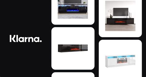 Modern tv stand with fireplace • Compare prices