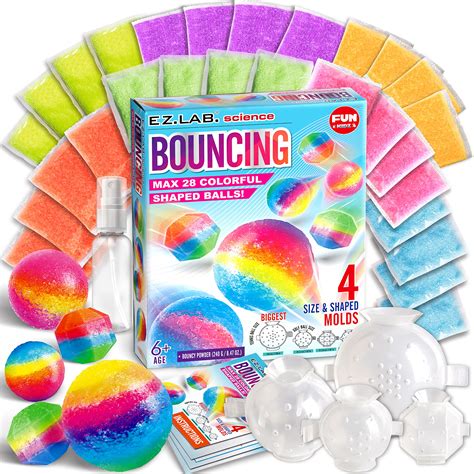 Buy Big Bouncy Ball Kit for Kids, FunKidz DIY Ultimate Magic Bouncy ...