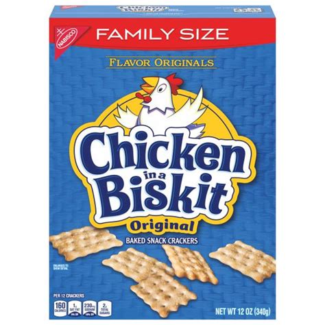 Chicken In A Biskit Chicken in a Biskit Original Baked Snack Crackers ...