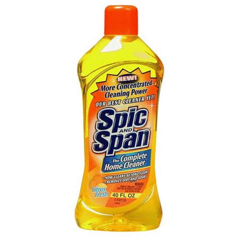 Spic and Span Liquid Cleaner, Sun Fresh, 40 oz - Walmart.com