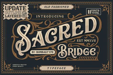 Sacred Bridge Font - Free Fonts