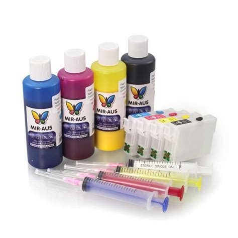 refillable cartridges suitable epson Workforce wf-7720 pigment