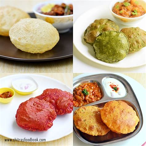 10 Poori Varieties / Stuffed Puri Recipes–Different Types Of Puri ...