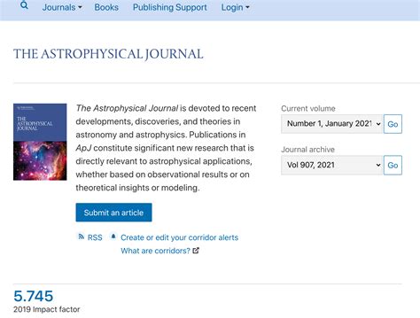 Some Prestigious Journals of Astrophysics | A blue-sky wanderer