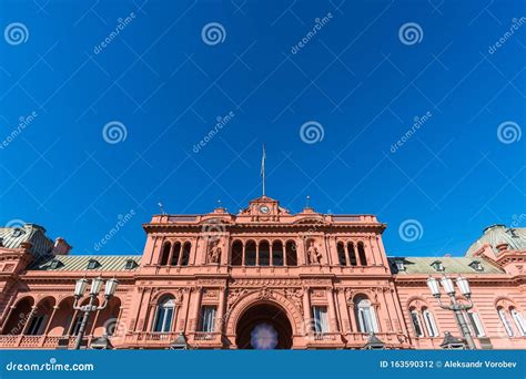 Buenos Aires, Argentina - August 25, 2018: Casa Rosada Presidential ...