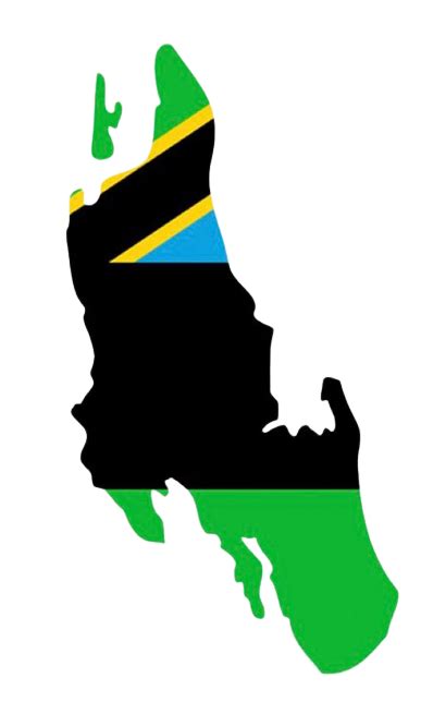 Flag Map of Zanzibar by AnthonyArtShowcase on DeviantArt