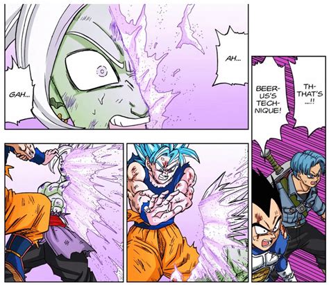 Actually how did Goku used Hakai in manga? I once heard that he used it ...