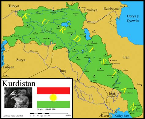 Kurdistan Iran Map