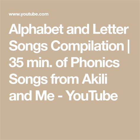 Alphabet and Letter Songs Compilation | 35 min. of Phonics Songs from ...