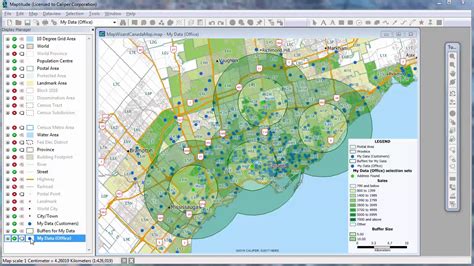 Maptitude 2018 Canada Mapping Software Package - YouTube