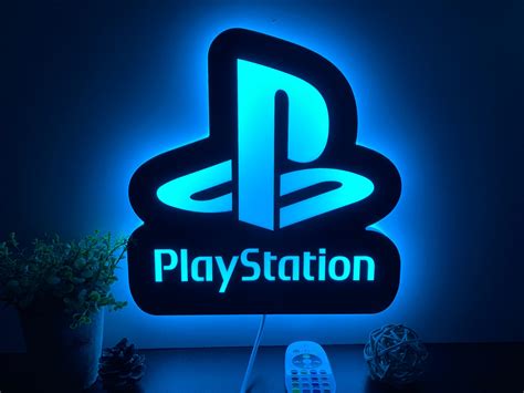 PlayStation led RGB Lamp logo PlayStation salle de jeu | Etsy