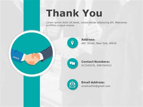 Thank You Note PowerPoint Template | SlideUpLift