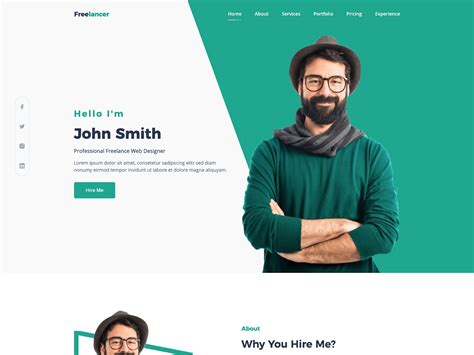 Free CV, Resume, Portfolio and Personal Profile Template by UIdeck on ...