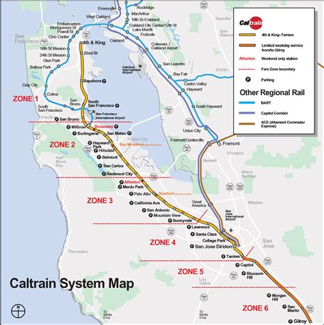 CalTrain System Map - Maplets