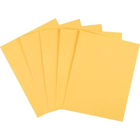 Staples Pastel Colored Copy Paper 8 1/2" x 11" Goldenrod Ream 14788 ...