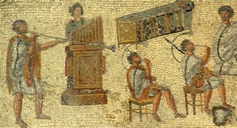 Roman Musical Instruments | Ancient art, Roman mosaic, Ancient music