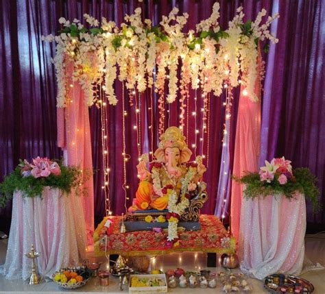 Simple Creative Ideas For Ganpati Decoration At Home ...