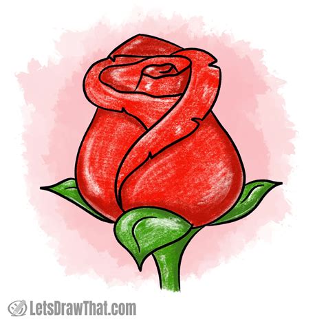 How to draw a rose: easy step-by-step rose drawing