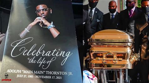 Young Dolph Funeral Service Casket Takes Last Ride Through Memphis ...