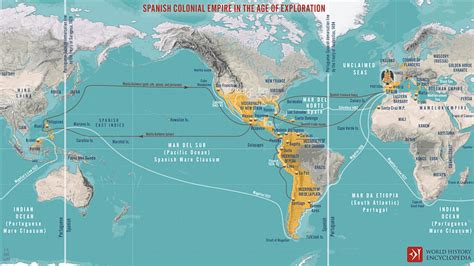 Spanish Colonial Empire in the Age of Exploration (Illustration ...