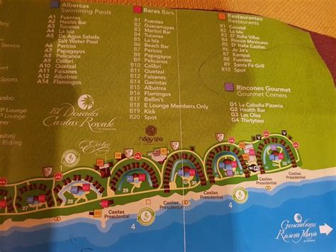 Map Of El Dorado Royale Resort In Mexico - Get Latest Map Update