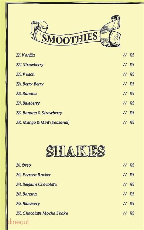 Menu of Diggin, Chanakyapuri, Delhi | Dineout discovery