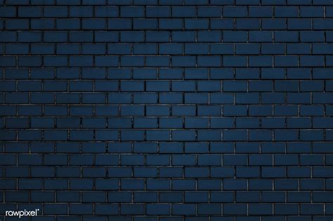 Blue brick wall textured background | free image by rawpixel.com / Ake ...