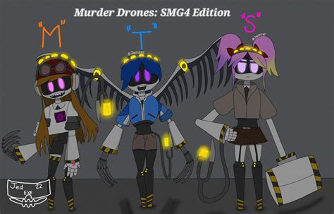 Female SMG4 Characters as Murder Drones (with Alternative Colour ...