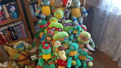 Teenage Mutant Ninja Turtles plushies collection - YouTube