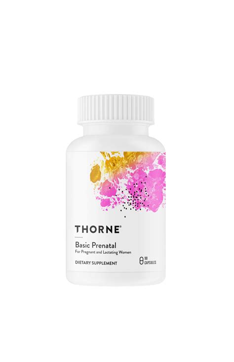 Thorne Basic Prenatal: 90 capsules - Chambers' Apothecary