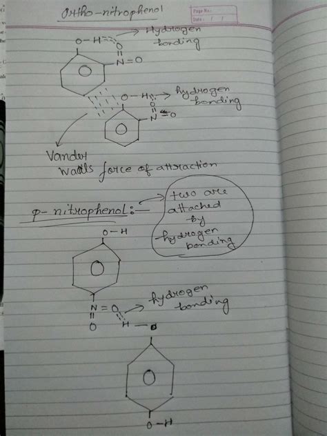 Ortho-nitrophenol has lower boiling point than p-nitrophenol why ...