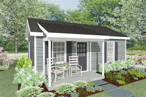 House Plan 1502-00008 - Cottage Plan: 400 Square Feet, 1 Bedroom, 1 ...