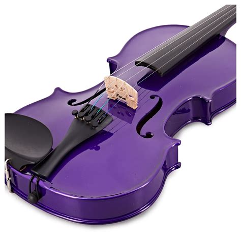 Primavera Rainbow Fantasia Purple Violin Outfit, 3/4 at Gear4music