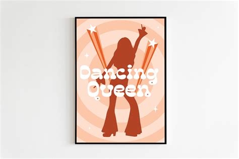 ABBA Dancing Queen Lyrics Wall Art Poster Print A3 | Etsy