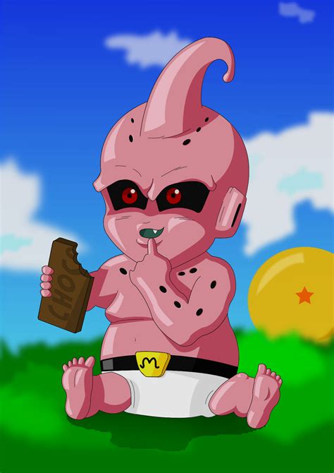 Baby Buu Likes Chocolate a Bunch!!! by Vegeta-Draws on DeviantArt