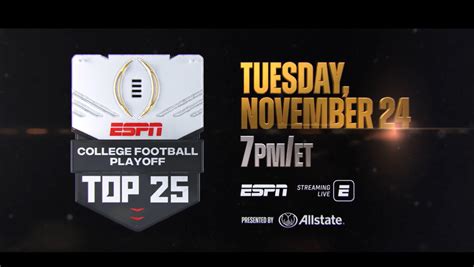 Who’s In? First College Football Playoff Rankings Exclusively Revealed ...