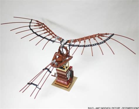 Leonardo Da Vinci's Ornithopter | Leonardo da vinci, Lego, Lego creations