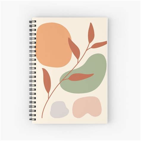 Botanical Earth aesthetic Spiral Notebook by trajeado14 | Diy notebook ...