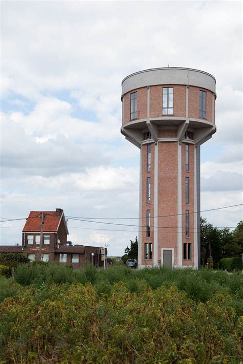 Old Belgian Water Tower Converted Into a Single Family Home