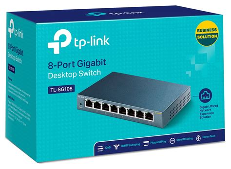 TP-Link 8 Port Gigabit Ethernet Switch Reviews