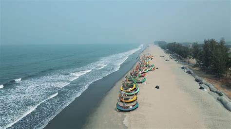 World's Longest Sea Beach - Cox's Bazar, Aerial View - YouTube