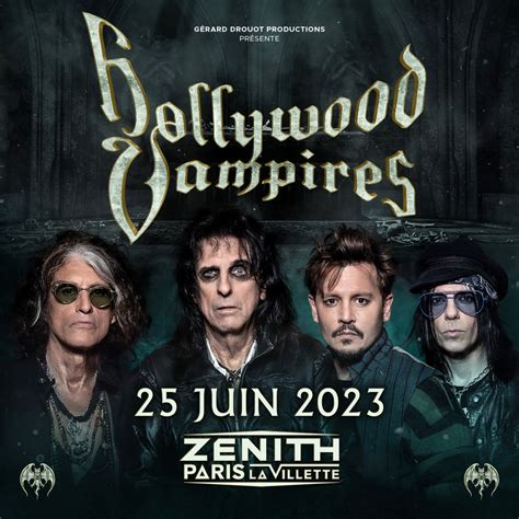 "LE" concert 2023 à Paris: Hollywood Vampires au Zénith le 25.06.2023 ...