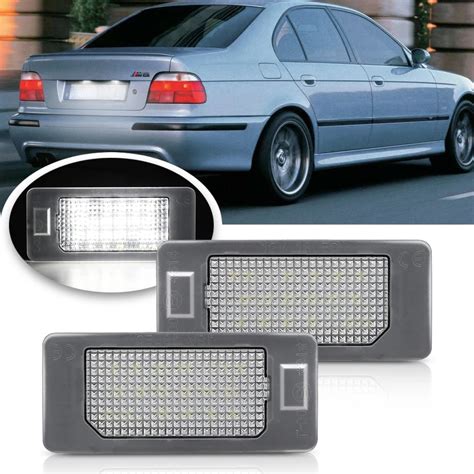 2x Led License Number Plate Light For BMW E60 E39 E82 E90 E92 E93 M3 ...