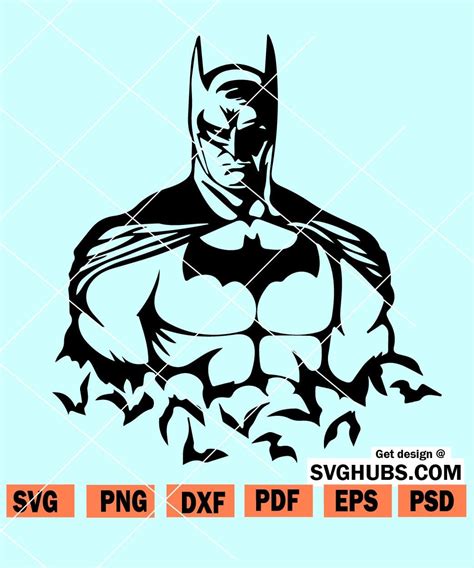 Batman Svg, Batman silhouette svg, Dark knight svg, Batman SVG