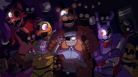 Dundundunnn Rebornica Fnaf, Fnaf 1, Anime Fnaf, Five Nights At Freddy's ...